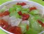 乐乐自家菜-丝瓜汆饺子的做法图解3