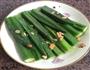 炒秋葵的做法图解4