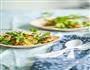 青豆虾饼配西洋菜沙拉的做法图解6