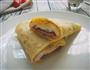 五分钟快手早餐-培根鸡蛋卷饼+ 豆浆的做法图解9