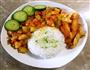 咖喱虾仁鸡柳饭的做法图解4