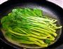 清炒菜心肉片的做法图解2