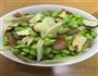 毛豆炒肉丝的做法图解3