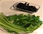 香芹木耳豆干炒杂粮饭的做法图解1