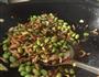 香干毛豆炒肉丝的做法图解5