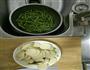 素鸡炒豆角的做法图解2