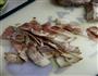 腊肉莴苣百叶结的做法图解1