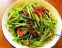 蓠蒿炒腊肉的做法图解5