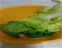 六个月宝宝辅食小白菜泥米糊的做法图解1