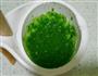 六个月宝宝辅食小白菜泥米糊的做法图解5