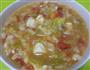 乐乐自家菜-西红柿豆腐包菜疙瘩汤的做法图解3