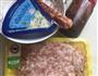 腊肠蒸肉饼的做法图解1
