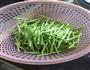 蓠蒿炒腊肉的做法图解2