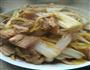 娃娃菜炒五花肉的做法图解3