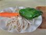 青椒胡萝卜素炒杏鲍菇的做法图解1