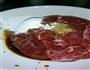 白蘑菇炒牛肉的做法图解1