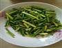 蒜苔肉末的做法图解1