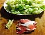 菜花炒肉片的做法图解1