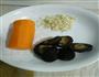 香菇胡萝卜虾皮炒饭的做法图解1