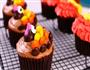 超级可爱的火鸡cupcake,巧克力纸杯蛋糕的做法步骤20