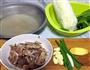 牛肉粉丝炖白菜的做法图解1