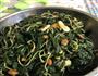豆酱炒麻叶的做法图解1