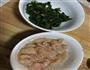 菠菜鸡丝粥的做法图解1