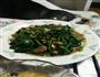 肉炒菠菜的做法图解1