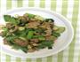 大蒜炒肉的做法图解4