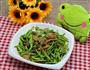 黎蒿炒腊肉的做法图解8