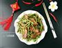 泥蒿炒腊肉的做法图解10