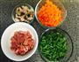 杂锦牛肉炒饭的做法图解1
