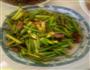 家常蒜苔炒肉的做法图解4