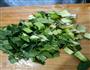 青菜炒豆腐锅焦的做法图解2
