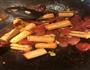 豆筋烧腊肠的做法图解4