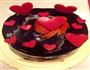 草莓夹心巧克力淋面蛋糕+草莓玫瑰花的生日祝福的做法图解8