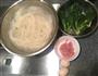 青菜肉丝鸡蛋炒粉干的做法图解1