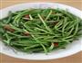 不用腊肉配也好吃的――清炒藜蒿的做法图解5