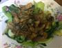 蘑菇炒油菜的做法图解6