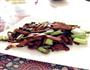 蒜苗回锅肉+豆干的做法图解4