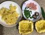 虾仁菠萝炒饭的做法图解3