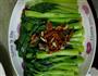 菜心与肉的做法图解2