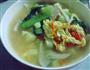 西红柿土豆平菇豆皮青菜汤的做法图解6