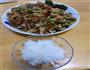 莲藕青豆炒腊肉的做法图解8