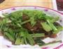 腊肠炒西芹的做法图解4