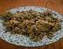 八宝粥配鸡蛋炒荠菜的做法图解3