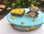 翻糖小猴子生日蛋糕的做法图解1