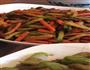 胡萝卜青萝卜双色拼炒的做法图解1