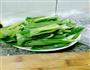 香炒油菜杏鲍菇的做法图解2
