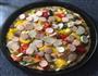 火腿鸡丁时蔬披萨的做法图解17